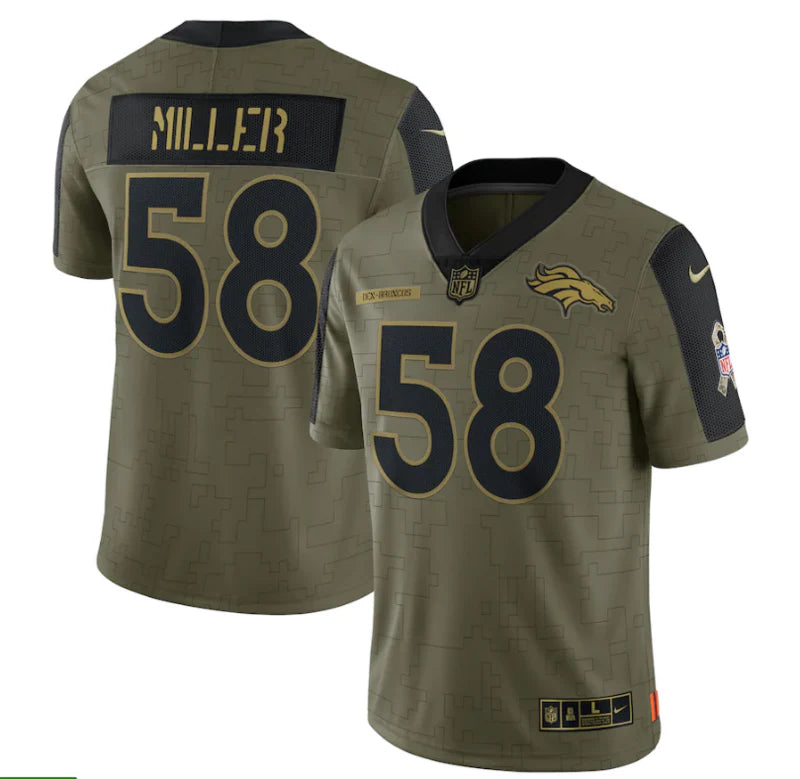 Jersey NFL Denver Broncos - Salute To Service 2021