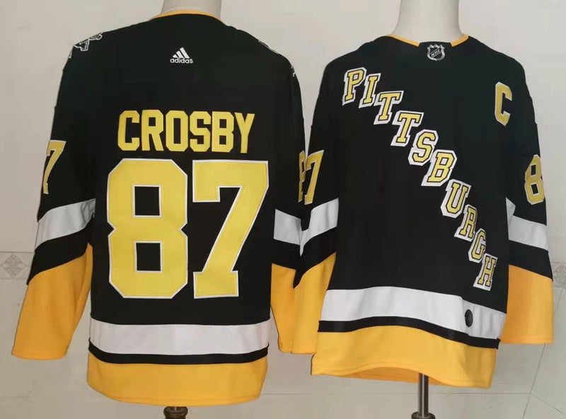 Jersey NHL Pittsburgh Penguins Crosby - Preta