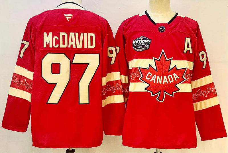 Jersey Canadá 4Nations Face-Off McDAVID