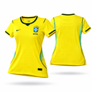 Camisa Amarela Brasil 2026 - Feminina