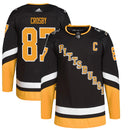 Jersey NHL Pittsburgh Penguins Crosby - Preta