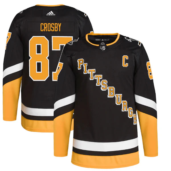 Jersey NHL Pittsburgh Penguins Crosby - Preta