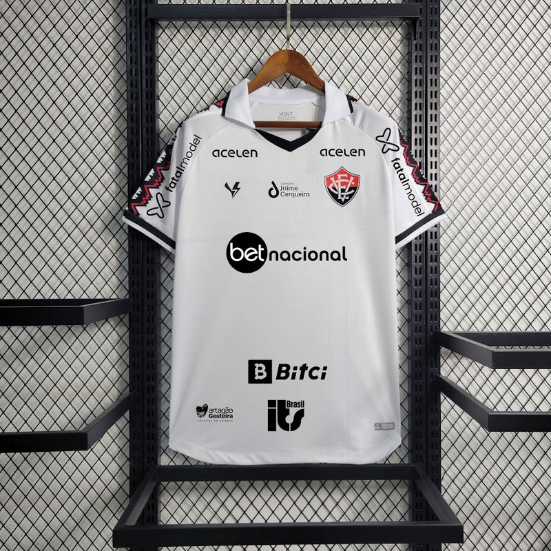 Camisa Vitória Branca  23/24 Away - Todos Patrocinadores