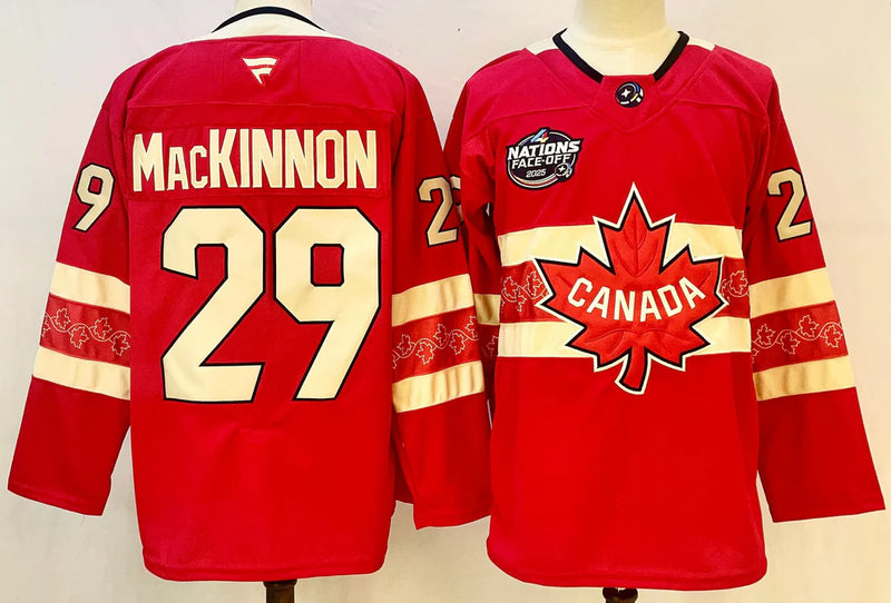 Jersey Canadá 4Nations Face-Off MacKinnon
