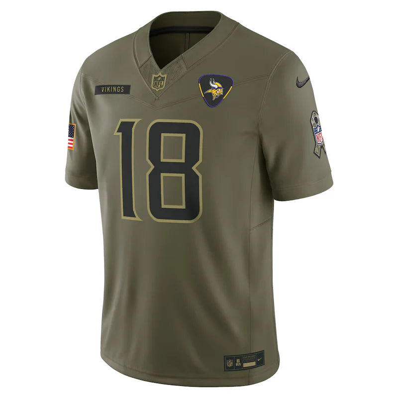 Camisa NFL Minnesota Vikings Jersey Salute To Service 2025