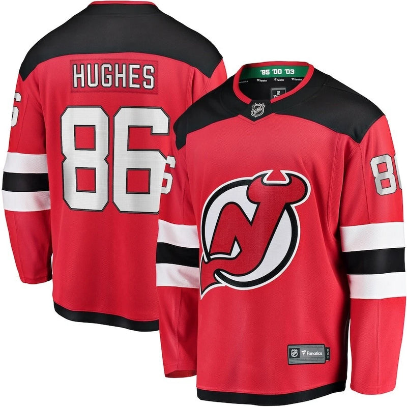Jersey NHL New Jersey Devils Hughes