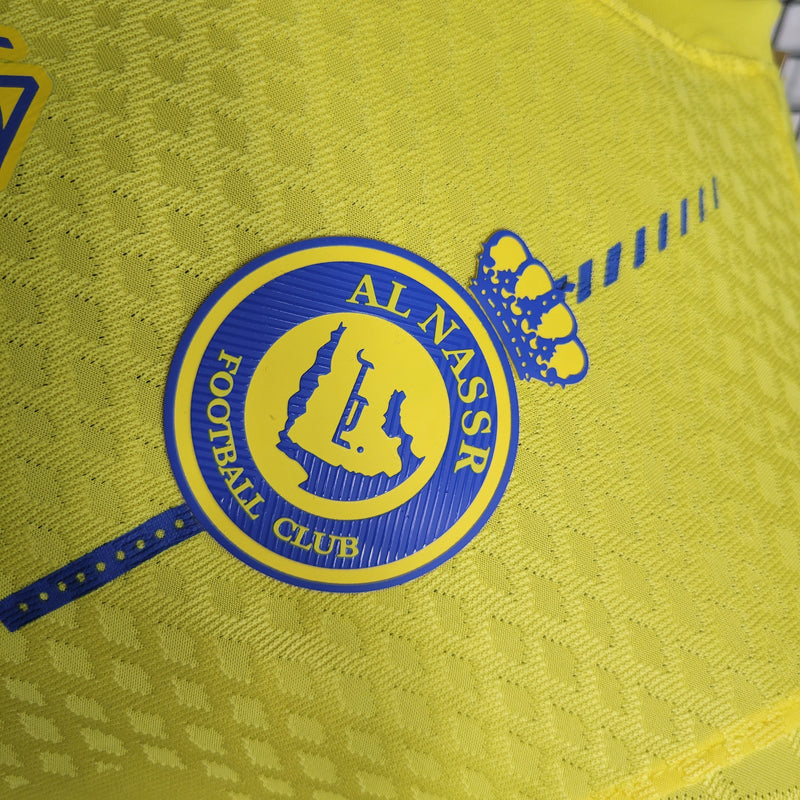 Camisa Al Nassr Home 23/24 - Nike Jogador Masculina - Lançamento